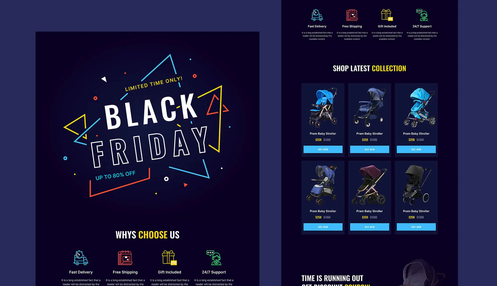 BFriday - Black Friday Landing Page