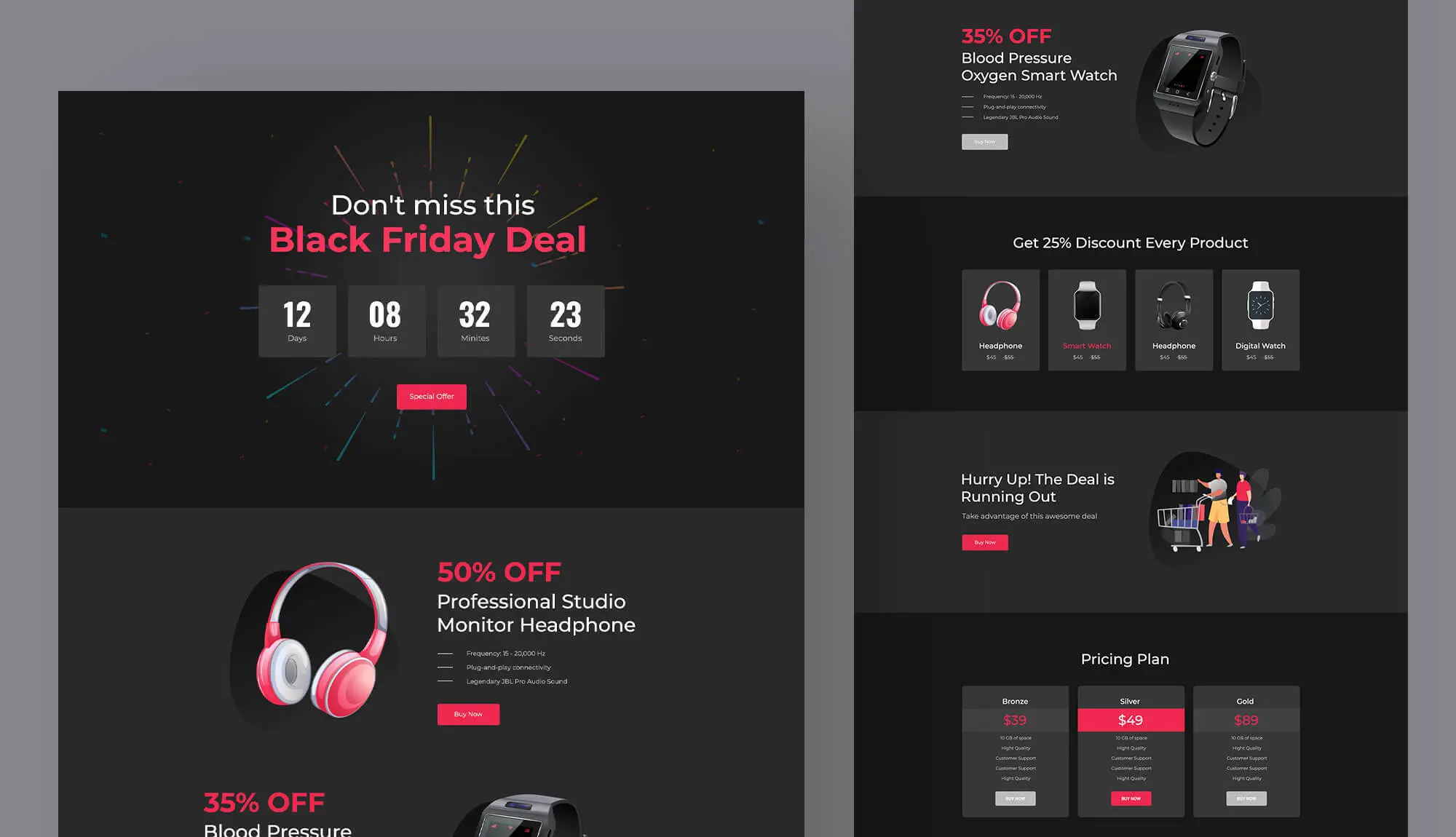 Monoculus - Black Friday Landing Page