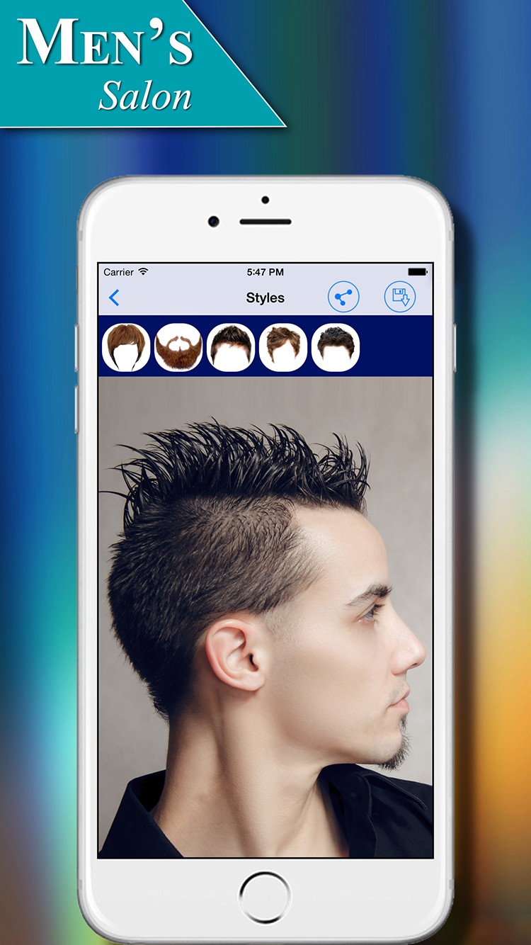 Men's Salon Hairstyles App for iOS