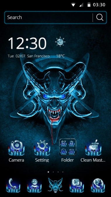 Blue Eyes Horror Skull APK + Mod for Android.