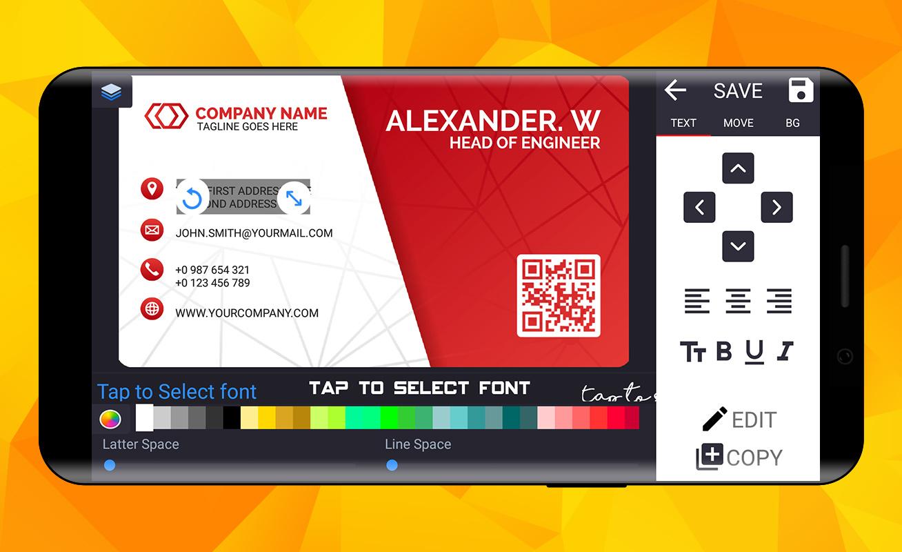 free online business card maker to download free