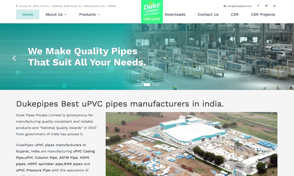 Duke Pipes Private Limited