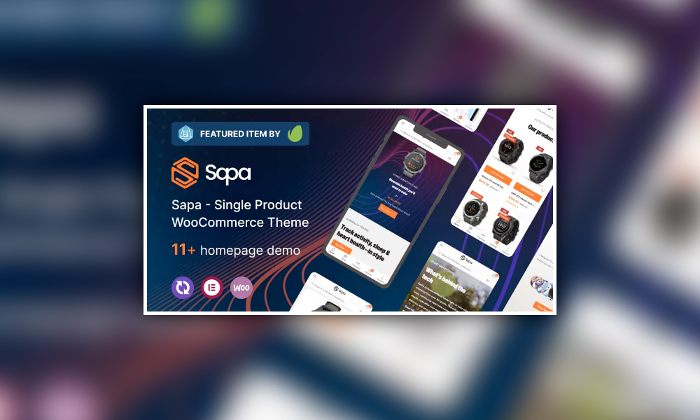 Sapa - Product Landing Page WooCommerce Theme
