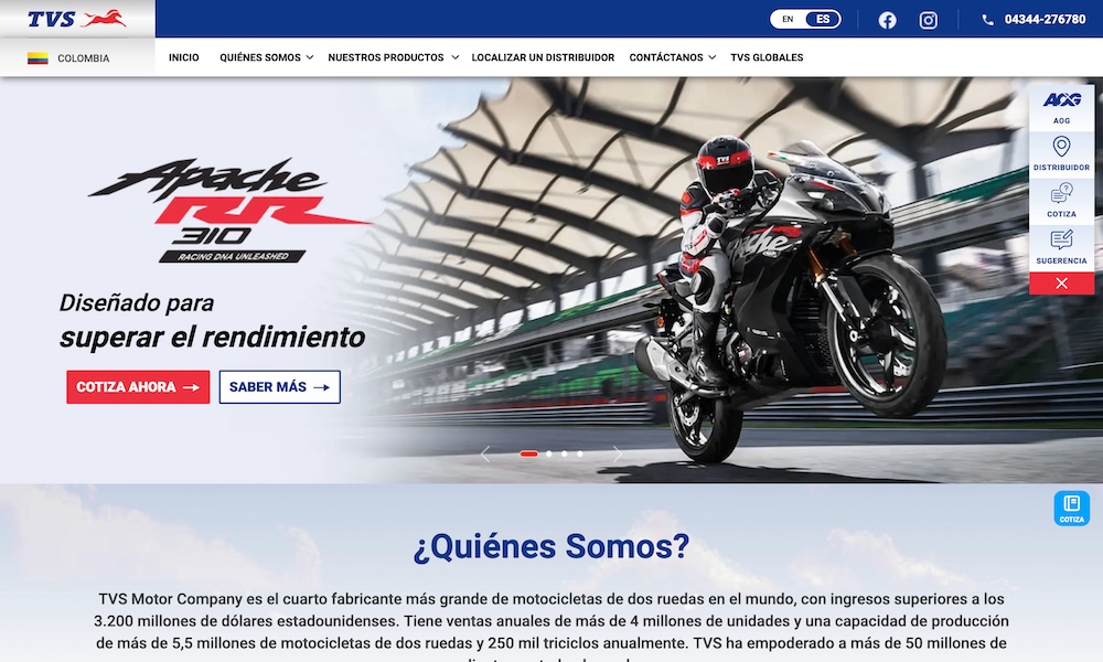 TVS motorcycles - CO