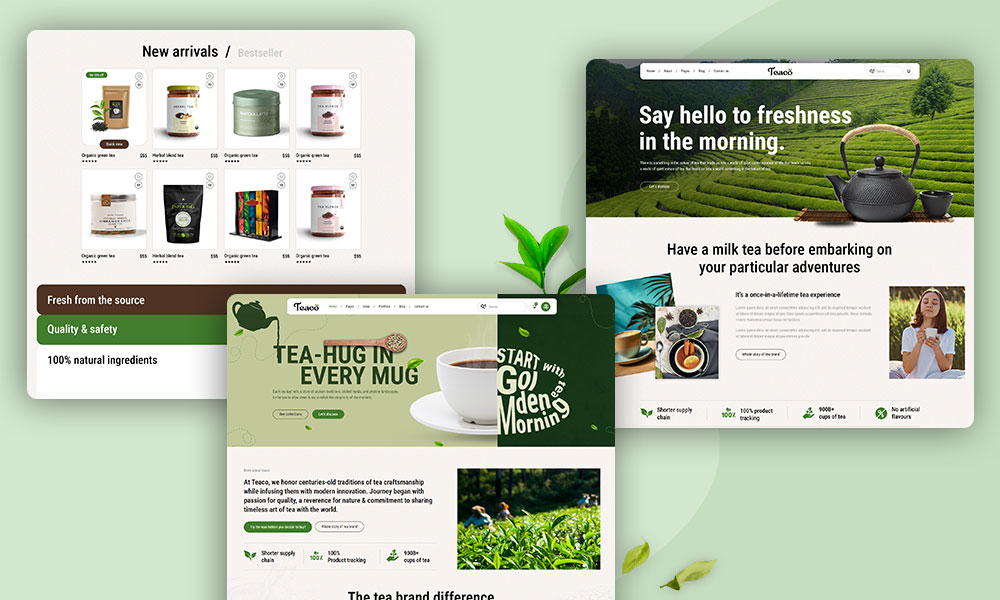Teaco - Tea Company & Organic Store WordPress Theme