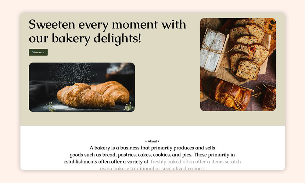 TTM Bakery - Bakery and Pastry Shop WebFlow Template