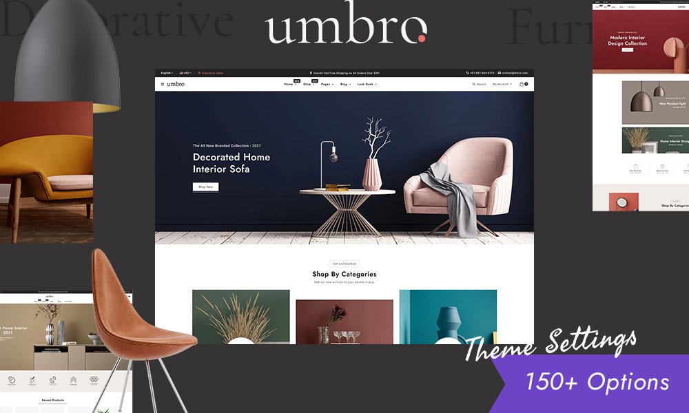 Umbro - Home Decor and Furniture ecommerce theme