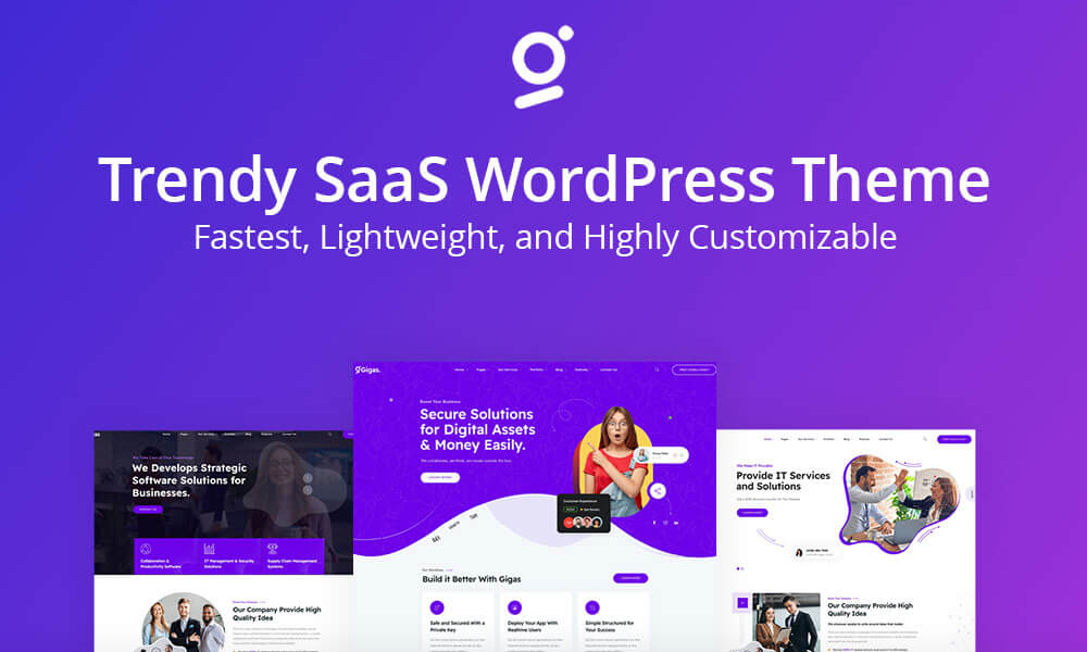 Gigas - The Ultimate SaaS WordPress Theme