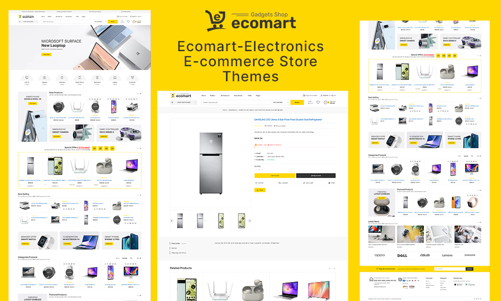 Ecomart – Electronic & Marketplace Store Theme for Ecommerce