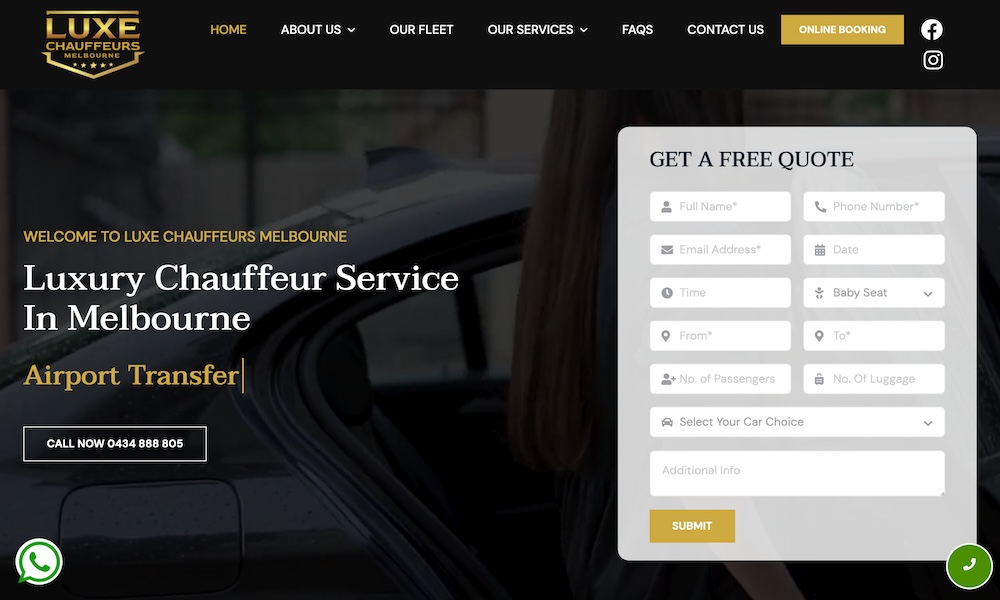 Luxe Chauffeurs Melbourne