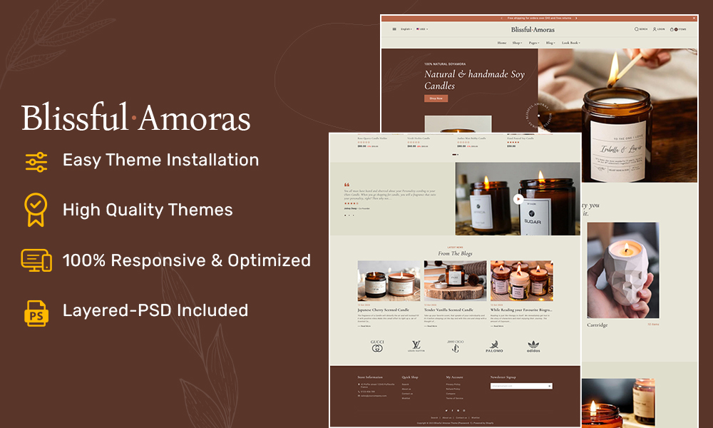 Blissful Amoras – Crafted Ecommerce Multipurpose Responsive Theme