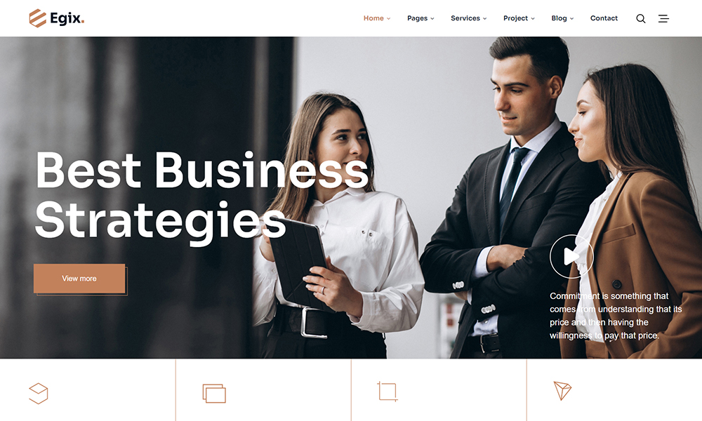 Egix - Business Consulting HTML5 Template