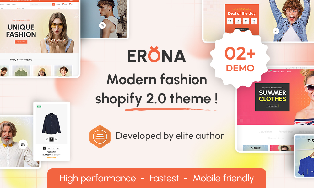 Erona - The Modern Fashion Shopify 2.0 Theme