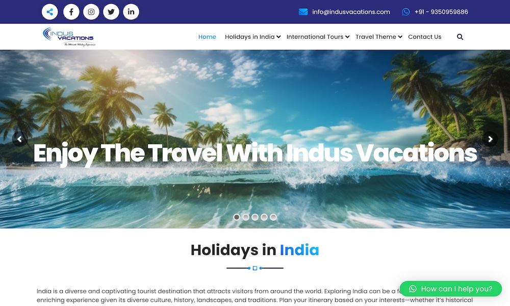 Indus Vacations Pvt Ltd