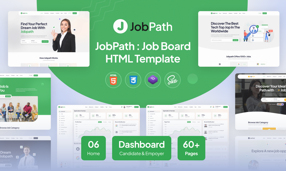 JobPath - Job Board & Job Listing HTML Template