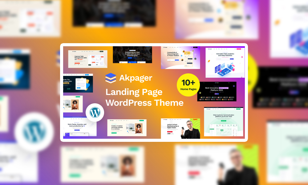 Akpager - Landing Page Elementor WordPress Theme