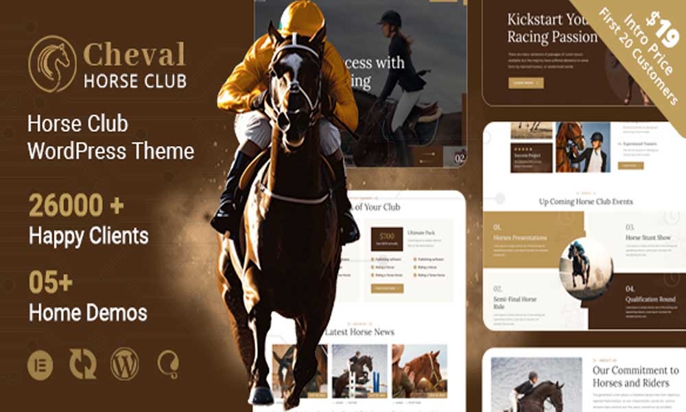 Cheval – Horse Club & Equestrian WordPress Theme