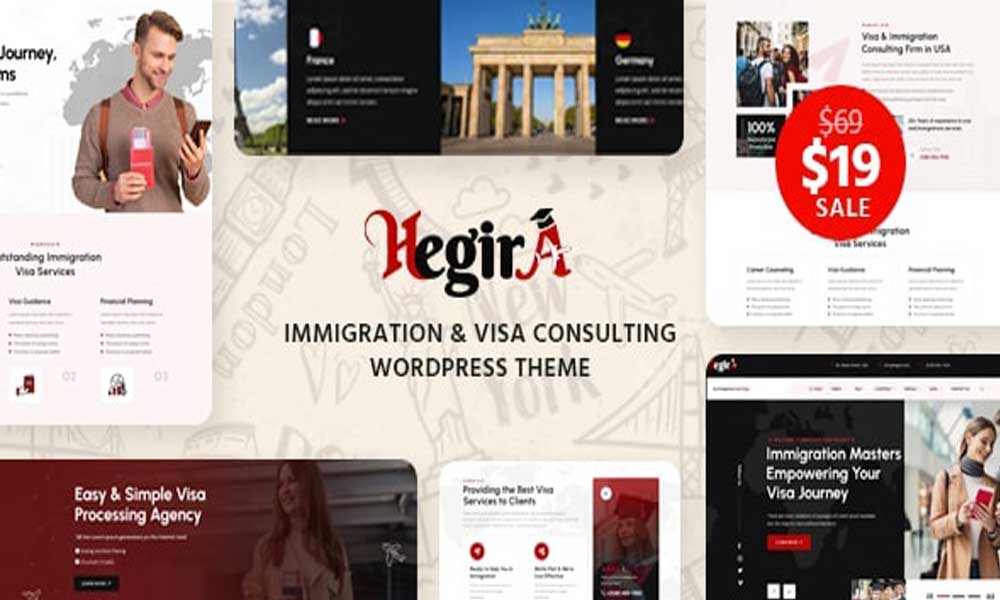 Hegira – Immigration & Visa Consulting WordPress Theme