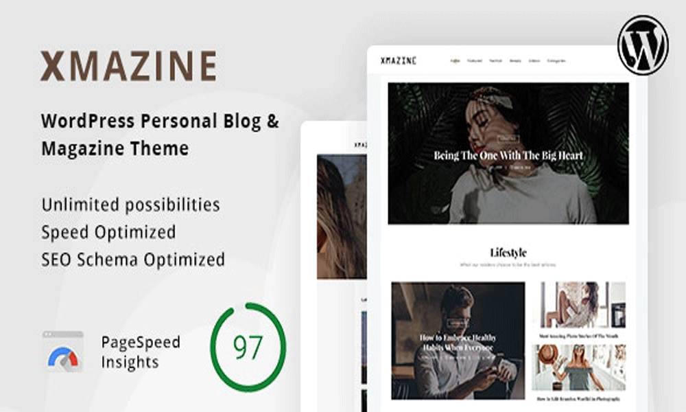 Xmazine – Personal Blog & Magazine WordPress Theme