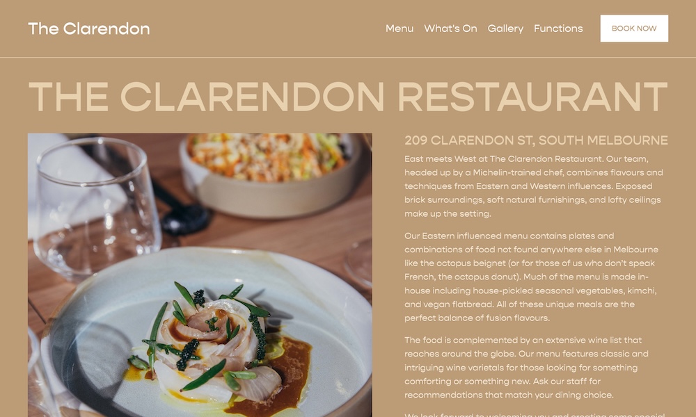 The Clarendon Restaurant