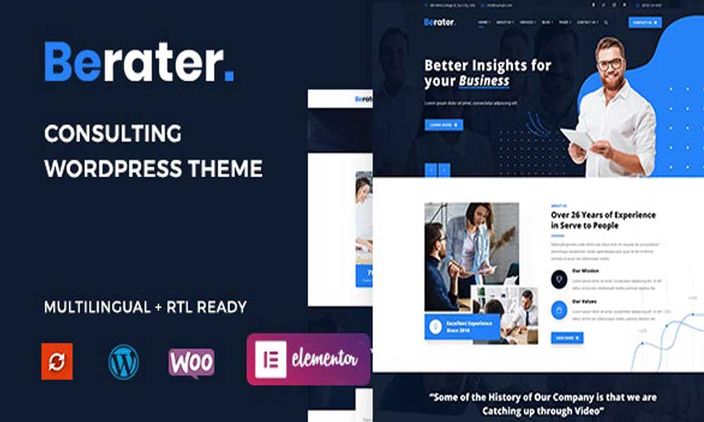 Berater – Consulting WordPress Theme