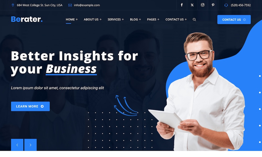 Berater – Consulting WordPress Theme