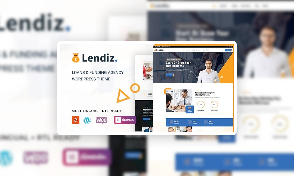 Lendiz – Loans & Funding Agency WordPress Theme