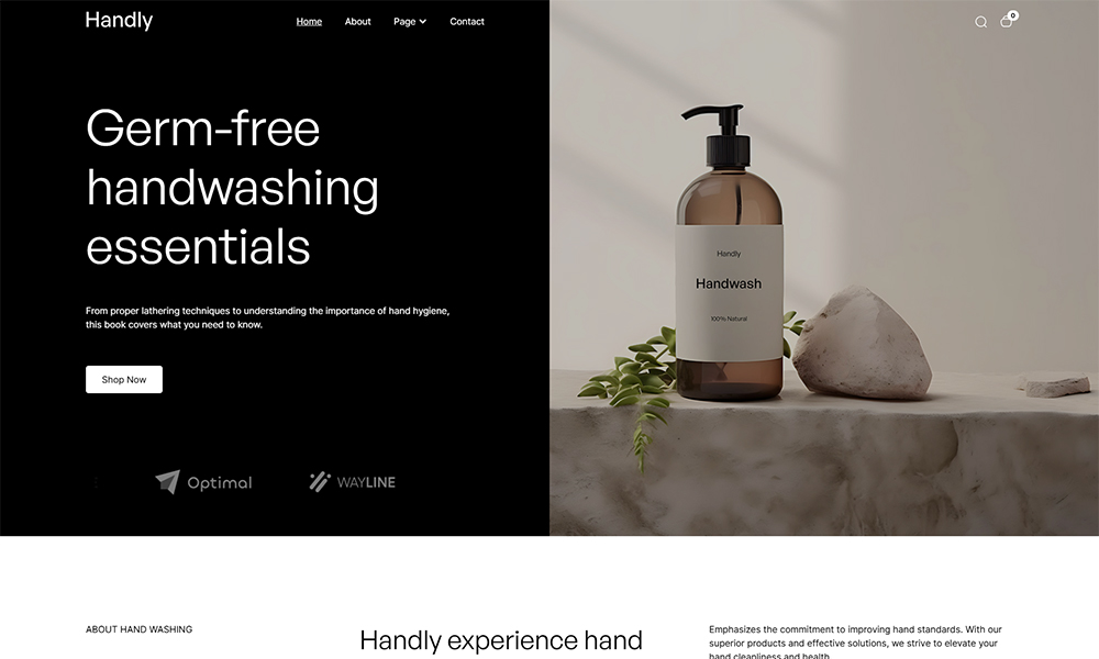 Small Inventory eCommerce Website Template