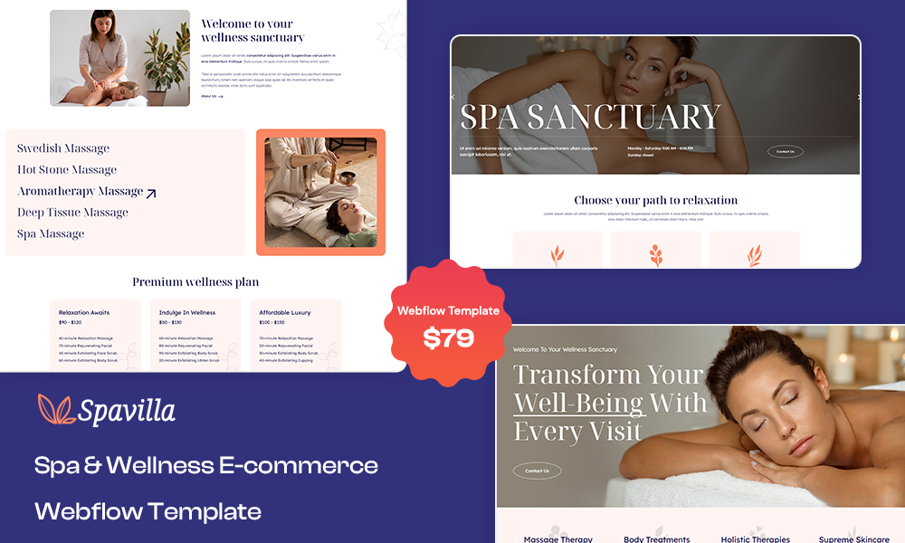 Spavilla Webflow Template