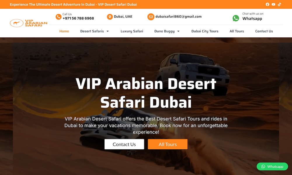 VIP Arabian Safari