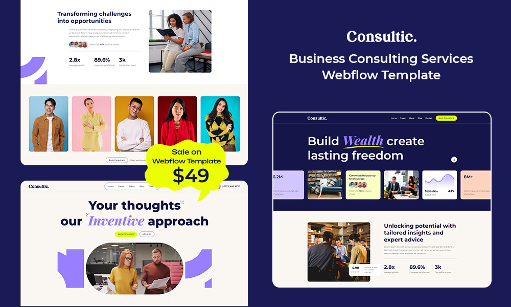 Consultic Webflow Template