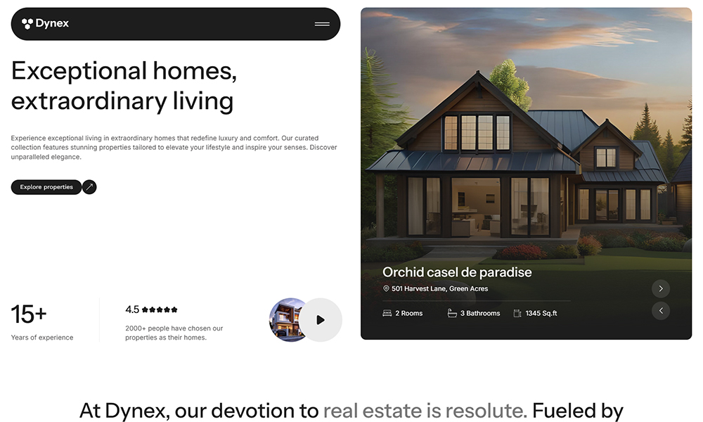 Dynex - Real Estate Website Template