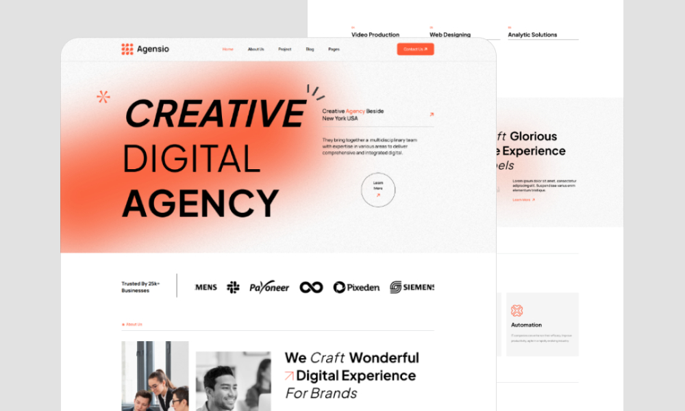 Agensio - Technology Website Template