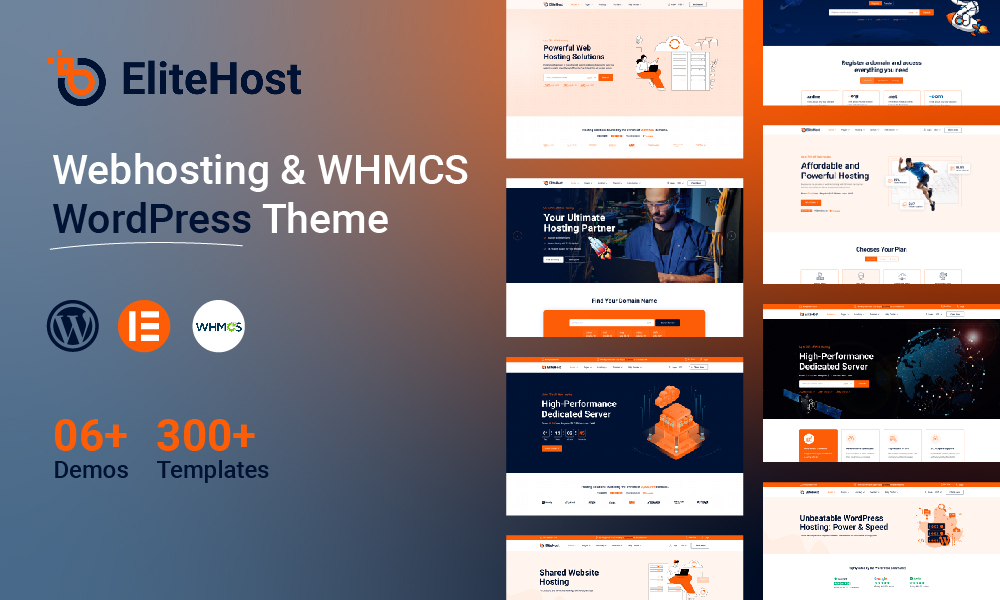 Elitehost - Hosting & WHMCS  WordPress Theme