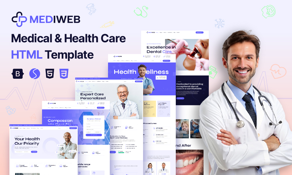 Mediweb – Health & Medical HTML Template